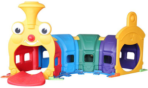 Enfants en plastique extérieur intérieur coloré préscolaire chenille elfes tunnel pour tout-petits elfes tunnel - Product Image 3