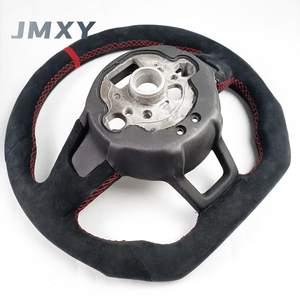 Volant <span class=keywords><strong>sport</strong></span> en Alcantara en forme de D pour GTI avec surpiqûres rouges, compatible avec la série Volkswagen <span class=keywords><strong>Golf</strong></span>, amélioration de l'intérieur de la voiture, vente en gros d'usine - Product Image 3