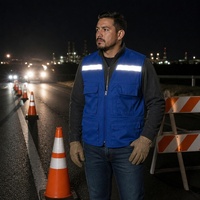 Gilet de sécurité réfléchissant haute visibilité pour le cyclisme et la course en plein air, en coton, avec logo personnalisé, sangle réfléchissante