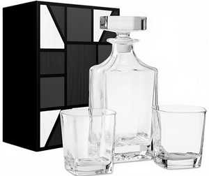 Ensemble de carafes à whisky personnalisées modernes, cadeaux d'<span class=keywords><strong>alcool</strong></span> sur mesure pour les amateurs de whisky, hommes, papas, anniversaires, Noël - Product Image 1