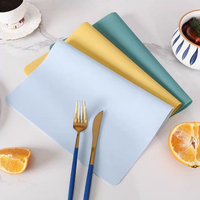 Set de table en silicone personnalisé, antidérapant, résistant à la chaleur, facile à nettoyer, pour la cuisine, fabriqué en Chine et en Malaisie