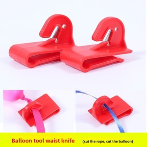 Cuchillo de Corte Mágico de Plástico Ecológico y Colorido al por Mayor, Cortador de Cinta para Suministros de Globos, Graduación, Halloween - Product Image 2