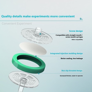 BKMAM Bio-monouso PP ago filtro Sterile cella filtro membrana acquifera organica per filtrazione batterica su misura OEM - Product Image 4