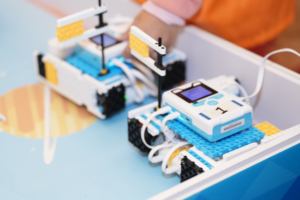 Blocs de construction My Robot Time ABS, ensembles de blocs STEM, robot de codage par <span class=keywords><strong>carte</strong></span>, jouets éducatifs, blocs compatibles <span class=keywords><strong>Lego</strong></span>, kit premium CodeSpark - Product Image 4