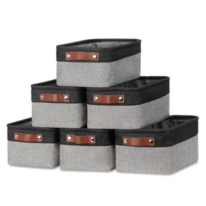 Reusable storage box foldable storage box multifunctional polyester drawer basket clothes storage