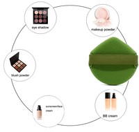 Échantillon Gratuit Coloré Mini Mignon Triangle Air Cushion BB Cream Poudre Éponge Non Latex Maquillage Beauté