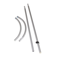 Kit de drapeau à plume personnalisé en aluminium épais avec impression UV/numérique, style professionnel pour la publicité et la promotion au sol