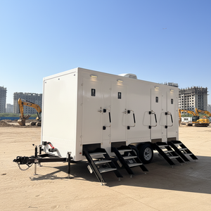 Remolque de <span class=keywords><strong>Baños</strong></span> <span class=keywords><strong>Portátiles</strong></span> de Lujo Móvil para <span class=keywords><strong>Alquiler</strong></span> de Bodas, con 4 Cabinas, Precio de <span class=keywords><strong>Alquiler</strong></span> - Product Image 1