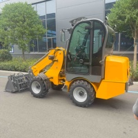 Caricatore Agricolo Compatto Articolato a Batteria CE da 0,5-1T |   Mini Caricatore a Ruote Elettrico da Giardino a Emissioni Zero