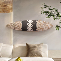 Planche de surf à Texture Vintage, décoration murale en bois, salon de thé, thème d'été, Restaurant, intérieurs, tenture murale