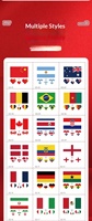 Exclusivité transfrontalière Nouveauté 2026 Autocollants de tatouage drapeaux USA Canada Mexique pour matchs de football et événements sportifs, personnalisation DIY, résistants à l'eau