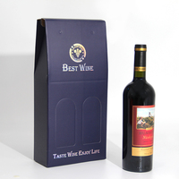 Boîtes cadeaux personnalisées de luxe avec logo imprimé pour vin, vodka et soda, emballage de 3 bouteilles, carton recyclé, taille personnalisée, vente en gros