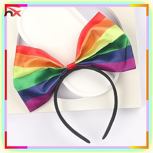 Fascia per Capelli Arcobaleno LGBT Personalizzata all'Ingrosso, Accessori per Capelli per Eventi e Feste all'Aperto, Decorazione - Product Image 5