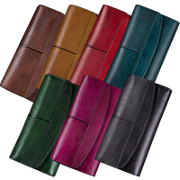 Dompet Pendek Mewah Kulit Asli Gaya Baru Antik Dompet Kartu Bisnis Pria