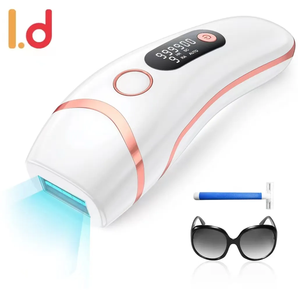 Epilatore Laser OEM ODM dispositivo IPL depilazione ghiaccio fresco fotoepilatore permanente indolore luce pulsata depilatore per la casa