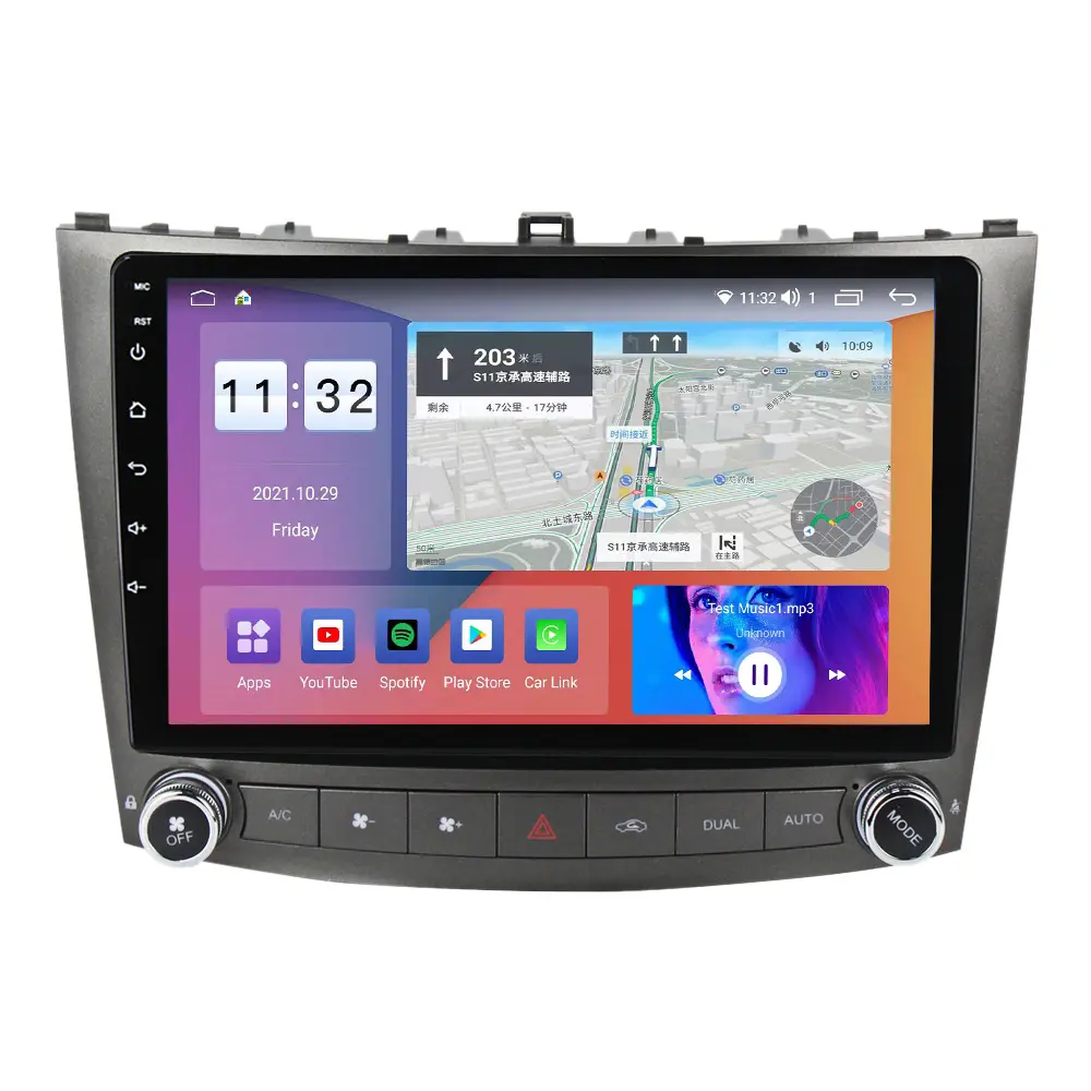 4G LTE Android 11 Car Video For Lexus IS250 IS300 IS200 IS220 IS350 2005-2013 Car Multimedia Player GPS Car Radio Touch Screen