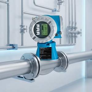 Débitmètre massique Coriolis E+H 83F40 DN40 316L 4-20mA HART ATEX, longue durée de vie, résistant à la corrosion, mesure de la densité et de la température, en stock - Product Image 1
