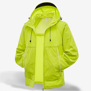 Ice-silk UPF50 Sun-protective Hooded Jackets Men Women Couples Style Summer Outdoor Fishing Sporty Trendy Wrinkle-resistant