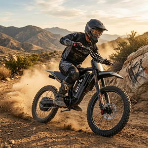 Motocicleta Eléctrica Todoterreno de 3000W con Motor sin Escobillas de una Sola Velocidad, 75km/h, 60V32Ah, para Adultos, Disponible en Almacén de EE. UU. - Product Image 1