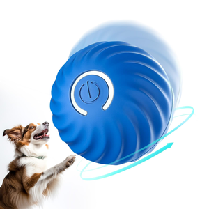 Juguete Interactivo Electrónico para Perros y Gatos, Pelota Inteligente con Movimiento Automático, Salto y Rotación, Silicona Ecológica, Estilo Moderno y Lujoso - Product Image 1