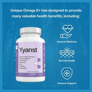 Capsules de suppléments de haute qualité EPA Omega-3 et Vitamine E en gélules molles, pour stimuler l'immunité et lutter contre l'inflammation - Product Image 4