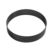 Anneau de tarte aux oeufs en acier inoxydable antiadhésif ustensiles de cuisson mousse de gâteau perforé résistant à la chaleur outils de cuisson de pâtisserie bricolage