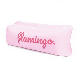 Modern Reclining Factory Pillow <b>Inflatable</b> <b>Sofa</b> Spot Outdoor Portable Lazy Air Bed Sleeping Bag Polyester Material - Product Image 2