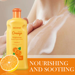Marque privée 300ml Meilleur végétalien Orange Vitamine C Hydratant Éclaircissant Nourrissant Corps Crème pour les mains Blanchiment de la peau Lotion pour le corps - Product Image 2