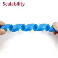 Protector de Cables en Espiral Flexible de 8mm-90mm, Funda Protectora para Cables, Organizador de Cables, Tubo Protector