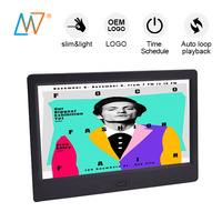 Affichage numérique miniature d'intérieur de 7 pouces Écran LCD de 7 pouces Lecteur multimédia vidéo TV Affichage publicitaire Moniteur