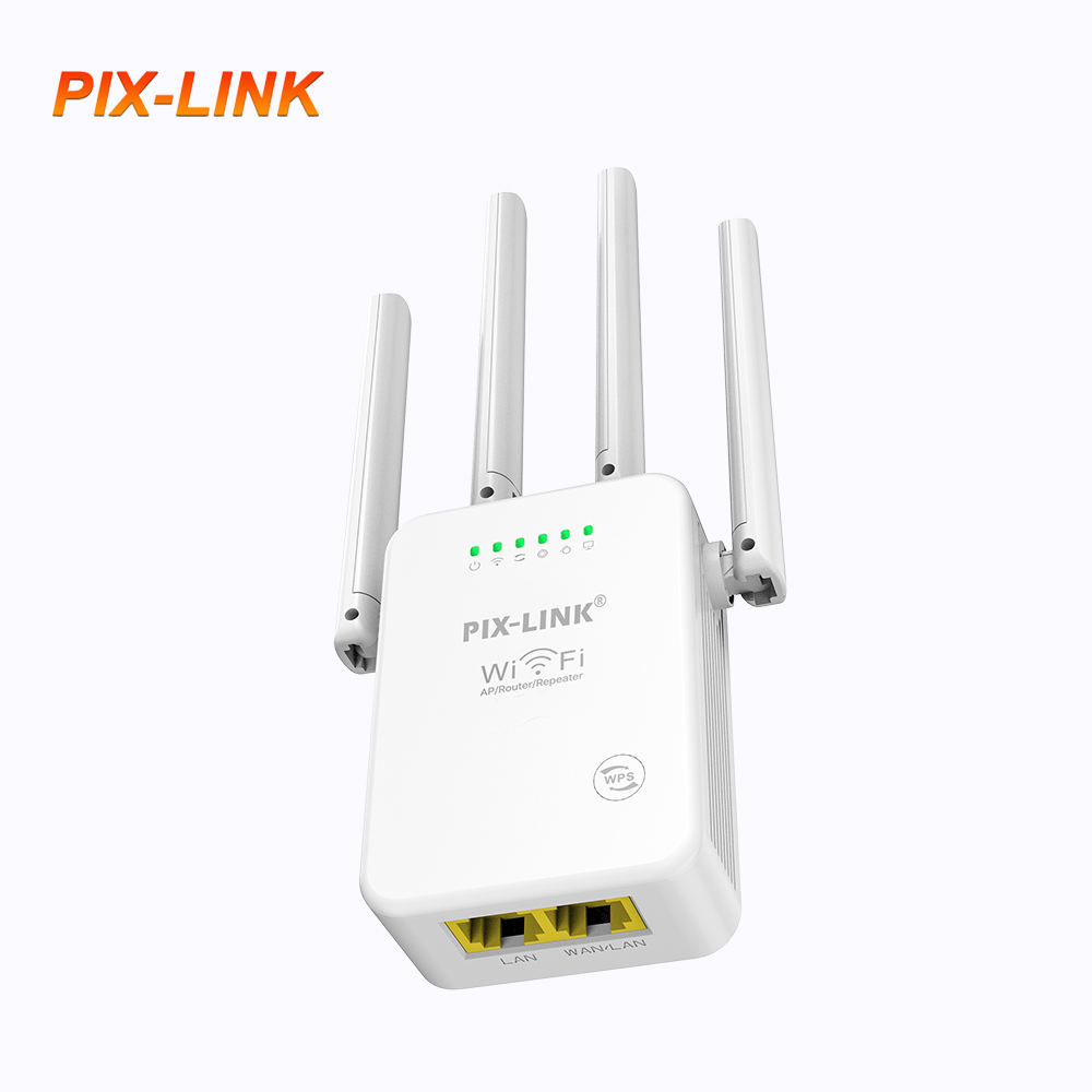 300mbps Wifi Extender PIX-LINK WR47D4Q Repeater Booster