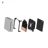 Mini Computadora para Juegos Genmachine Intel Core Ultra 7 155h, 16 Núcleos, DDR5, SSD, Mini PC, Doble LAN 2.5G, 4 Pantallas, USB4, para Negocios