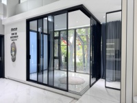 Operador de Puerta Automático Inteligente de Ángulo Recto, Riel Colgante de Vidrio Eléctrico para Cocina, Deslizante de Aleación de Aluminio, Garantía de 5+ Años