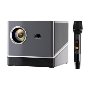 <span class=keywords><strong>El</strong></span> proyector A15 admite karaoke con micrófonos BT, funciona bien en reuniones familiares, campamentos al aire libre y reuniones <span class=keywords><strong>de</strong></span> negocios - Product Image 5