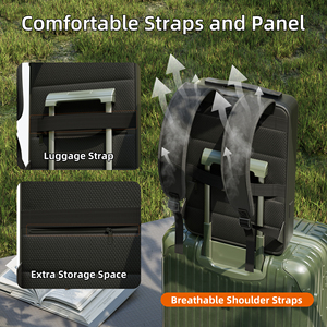 Không thấm nước vỏ cứng Ba lô starlink mini chống trộm Túi du lịch với TSA khóa USB sạc cổng cho starlink Mini Phụ Kiện - Product Image 6