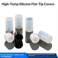 Capuchon de protection plat résistant aux hautes températures pour tube en caoutchouc électrolytique électrophoretique résistant à la poussière et à la peinture