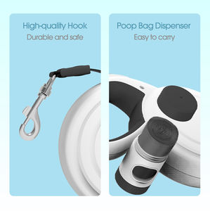 <span class=keywords><strong>Laisse</strong></span> de <span class=keywords><strong>chien</strong></span> <span class=keywords><strong>rétractable</strong></span> résistante et durable en nylon de 10 m/33 pieds, sans nœuds, pour <span class=keywords><strong>chien</strong></span> de grande ou moyenne taille - Product Image 6