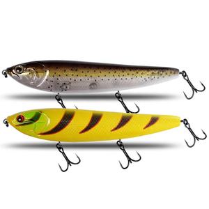 Leurre de pêche à la traîne en eau salée 155 mm 42 g, leurre artificiel flottant en ABS, type crayon, pour brochet, lac, rivière, HCPE02 - Product Image 6
