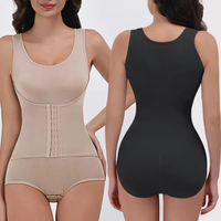 Body Sculptant Gainant Minceur Post-Natal Double Boutonnage pour Ventre Plat et Confort