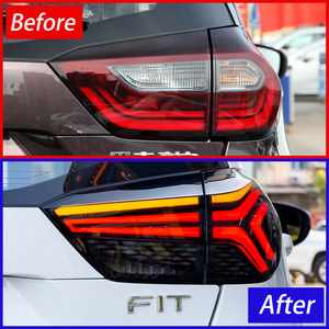 2021-2024 para <span class=keywords><strong>Honda</strong></span> Fit GR9 LED, montaje de lámparas traseras automáticas, lámpara de señal de serpentina dinámica, accesorios de actualización de luces traseras de coche nuevo - Product Image 2