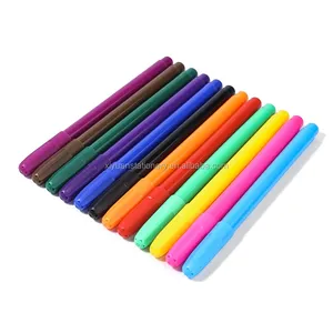 Mini OEM Colorful Waterproof Fabric Art Markers for DIY Writing on Clothing T-Shirt Markers Pen
