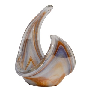Centro de mesa de cristal italiano de alta calidad para decorar la casa en un color lila ámbar especial para hacer que cualquier habitación sea única - Product Image 1