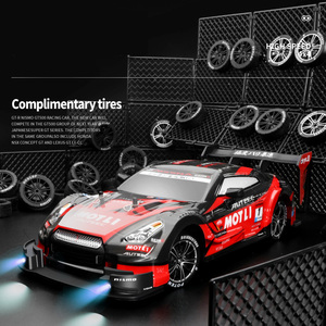 Coche Deportivo RC con Luces LED AiJH, Escala 1:14, Carrera Rápida y Plana, Aleación Eléctrica, Control Remoto, Derrape, Regalo de Cumpleaños para Niños - Product Image 2
