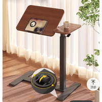 Table élévatrice Simple hydraulique réglable en hauteur ordinateur bureau réversible roues Portable mobile debout bureau