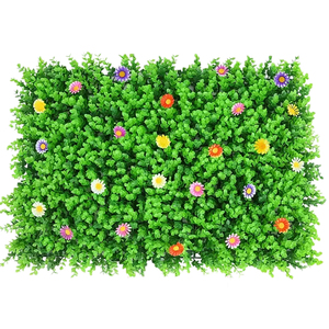 Piante Artificiali in Plastica <span class=keywords><strong>Sempreverdi</strong></span> Personalizzate, Muro di Erba in Stile Giungla Tropicale, Sfondo di Vegetazione Artificiale, Piante Finte - Product Image 6