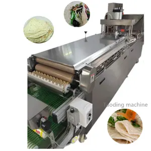 Penjualan laris mesin pembuat roti roti chapati jalur produksi mesin pembuat roti manual pita putar mesin roti