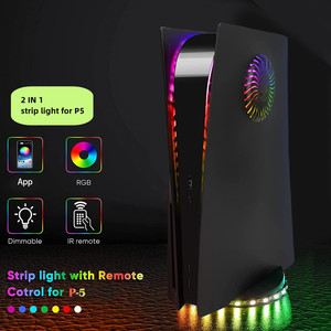 Tira de luces LED 2 en 1 para <span class=keywords><strong>PS5</strong></span>, sincronización de música RGB con cambio de Color, Control remoto por aplicación de teléfono, efecto de carrera RGB 5050 - Product Image 2