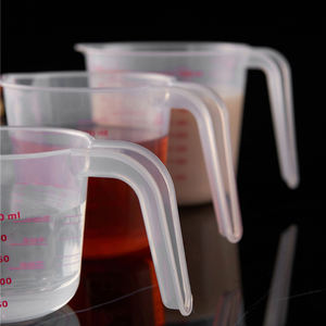 BPA ฟรี3แพ็ควางซ้อนกันได้1/<span class=keywords><strong>2</strong></span>/4ถ้วยความจุจับจับถ้วยพลาสติกวัดชุด - Product Image 5