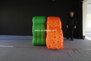 LEDライトアップ式インフレータブルロックプロップ、光る芸術的な石の装飾、屋外イベント/都市設置/夜間フェスティバル/ショッピングモールディスプレイ用 - Product Image 5