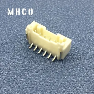 Conector de 6 pinos para fio elétrico, conector de terminal de latão 2.0mm com remendo vertical personalizado MHCO PA-6A